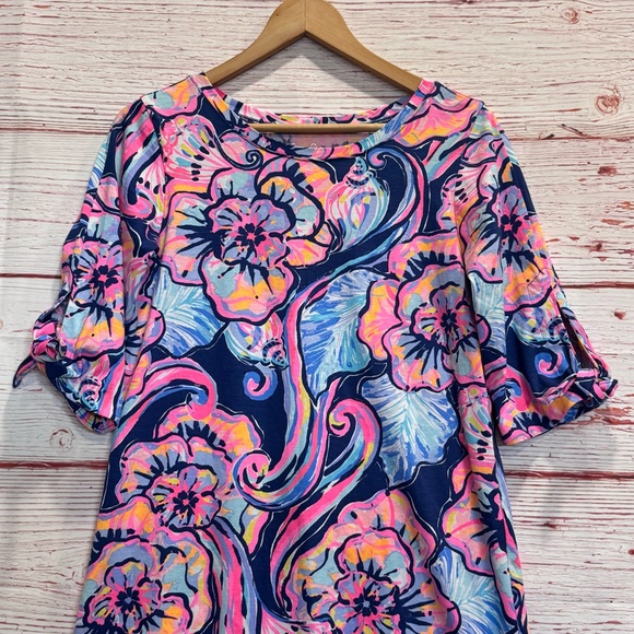 Lilly Pulitzer Preston Dress in Nauti Navy Boho Bateau Sz S - Picture 6 of 13